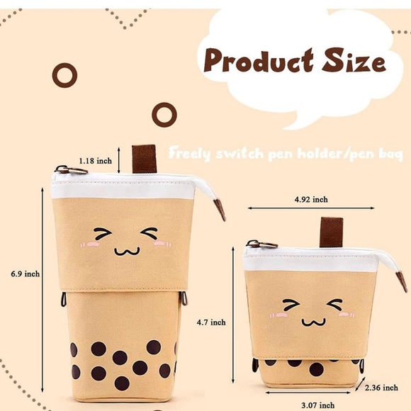 Boba tea standing pencil case - Picture 6 of 8
